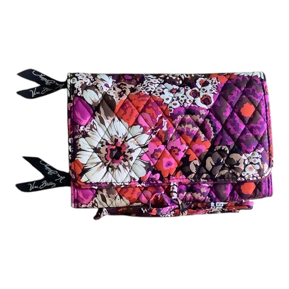 Vera Bradley All Wrapped Up Jewelry Roll “Rosewood” New With Out Tags